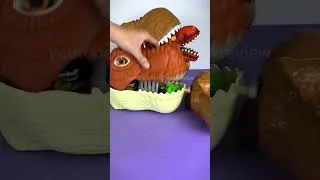 Thumbnail: ASMR Jurassic World T-rex Orange Heads #toys #jurassicworld #asmr #jurassicworldrebirth #dinosaur