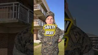 Thumbnail: Safety brief.. #marines #infantry #militaryhumor #funny #militaryskit