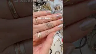 Thumbnail: Three silver finds in this £5 charity shop jewellery bag! #jewelleryunbagging #jewelryjar #thrift