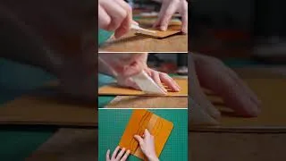 Thumbnail: Made in 60 Seconds// Long Leather Wallet Short #jhleather #bethemaker