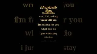 Thumbnail: ARIANA GRANDE - STAY | KARAOKE #arianagrande #stay #karaoke