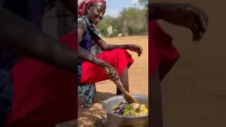 Thumbnail: She Cooked Delicious Traditional Chicken Biriani With Her African Village Husband 🥹😋#shorts #short