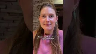 Thumbnail: “So if you were an animal, what animal would you be?” We both decided on dolphins