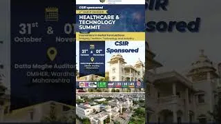 Thumbnail: #csir #sponsored #2ddhts #conference #herbal #formulation #dmcp #dmiher