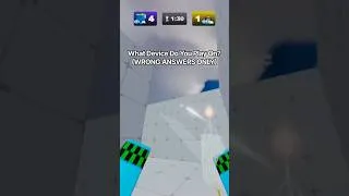 Thumbnail: What Device do you play Roblox Rivals on? (Wrong Answers Only) 😂