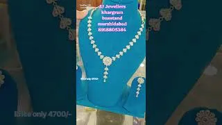 Thumbnail: Latest design silver necklace earrings set | silver jewellery #silverjewllery #trendingshorts #short