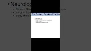 Thumbnail: How to Learn Basic Medical Terminology