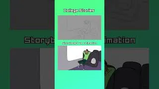 Thumbnail: Animation vs Storyboard: College stories - Week 3 #animation #collegestories #storytime