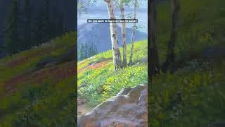 Thumbnail: Painting details #painting #art #acrylic #landscape