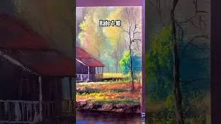 Thumbnail: How to Paint Cabin in the Woods? #art #painting #landscape