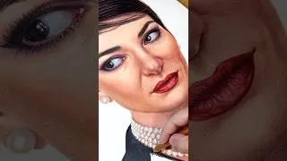 Thumbnail: Drawing Maria Callas #coloredpencils #mariacallas