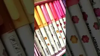 Thumbnail: Swatching Arrtx liquid ink acrylic markers #arrtx
