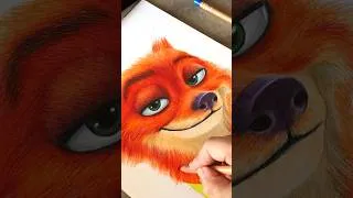 Thumbnail: Drawing Nick Wilde from Zootopia #drawing #zootopia #coloredpencils