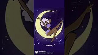 Thumbnail: Digital Art Layers - Sleepy Moon Babe 🌙💤