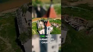 Thumbnail: The Submerged Church of Mavrovo: A Blend of Nature and Architecture #shorts #architecture