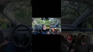 Thumbnail: Tesla FSD 14.3.5 Handles Narrow Backwoods Road with Deep Ditches on Both Sides #fsd14 #tesla