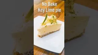 Thumbnail: No Bake!!  Key Lime Pie: Easy no bake, best you'll ever taste. #shorts