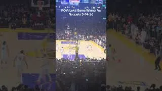 Thumbnail: Luka Doncic First GameWinner as Laker OT vs Denver Nuggets 3-14-26 #lakeshow #lukadoncic #lakers