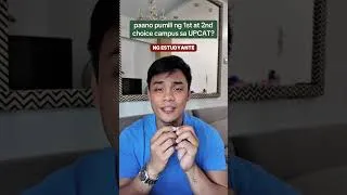 Thumbnail: UPCAT 2027 - paano pumili ng campus