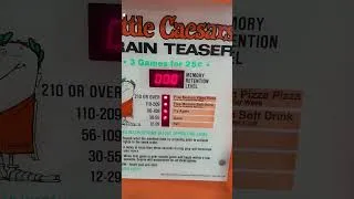 Thumbnail: Little Caesars memory game