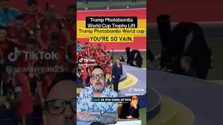 Thumbnail: Trump Photobombs World Cup. #worldcup #comedy #comedyshorts #comedian
