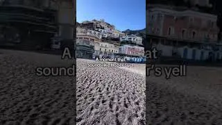Thumbnail: I guess it “felt” like his yell also. 🤣 #italy #positano #travel