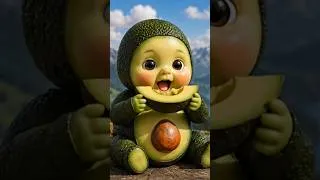 Thumbnail: Tiny Avocado Baby’s Magical World 🌸#viralshorts #ytshorts