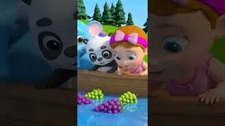 Thumbnail: Learn Fruit Names for Kids 🍎🍌 I Wooden Fruit Boat Adventure #jojotv #kidslearning #educationalvideo