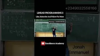 Thumbnail: How to draft linear programming equations from linear programming questions #linearprogramming