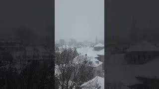 Thumbnail: Snow from Hôtel Clarendon, Feb 2025