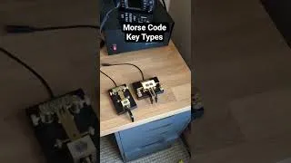 Thumbnail: Morse code key types #cw #hamradio #morsecode