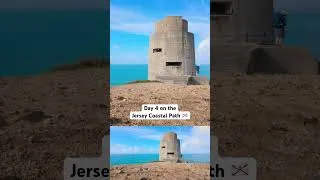 Thumbnail: Day 4 of hiking the Jersey Coastal Path (2024) #hiking #adventure #backpacking