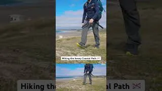 Thumbnail: Day 1 of Hiking the Jersey Coastal Path (2024) #hiking #backpacking #adventure