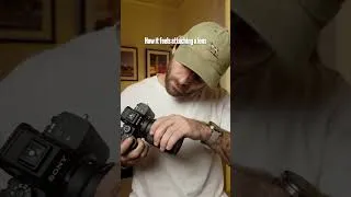 Thumbnail: How it feels attaching a lens #contentcreation #contentcreator #videography