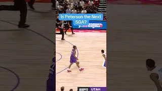 Thumbnail: Is there a good comp for Peterson? #darrynpeterson #shaigilgeousalexander #nba #nbahighlights