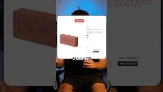 Thumbnail: He Tried Building a House with just Supreme Bricks 😭😭