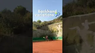Thumbnail: Backhand Open Stance + Forehand + Backhand Close Stance · Clay Court Tennis