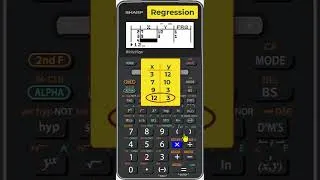 Thumbnail: SHARP EL-W Calculator: Linear Regression, Slope, and Correlation (r) in FAST! #statistics #education