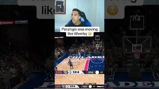 Thumbnail: Porzingis was moving like Wemby 😳