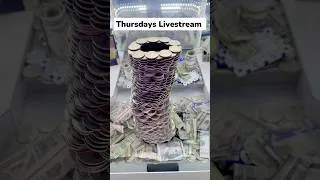 Thumbnail: On Thursday’s live stream is Thursday the day we went at all high risk coin pusher ￼