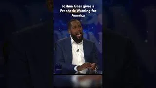 Thumbnail: Joshua Giles gives a Prophetic Warning for America! —watch full interview on Sidroth.org
