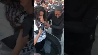 Thumbnail: Baptizing people that just got saved on the streets of Minneapolis where George Floyd was killed!
