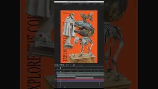 Thumbnail: Let’s Design a Moving Poster in Blender and After Effects