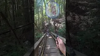 Thumbnail: Playing badminton across a bridge