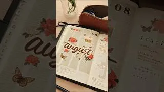Thumbnail: Ready for August 🦋 #journaling #hobonichi