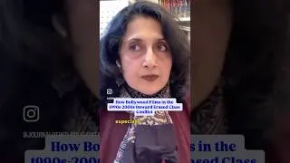 Thumbnail: Dr. Tejaswini Ganti explains how #Bollywood #films raised class conflict since the 90s #india #pak