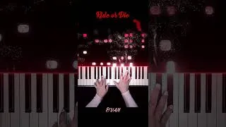 Thumbnail: EVAN - Ride or Die Piano Cover #RideorDie #EVAN #PianellaPianoShorts