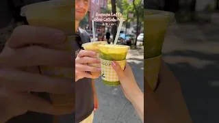 Thumbnail: Best banana collab!🍌☕️🍵 #banana #latte #collab #nyc #matcha