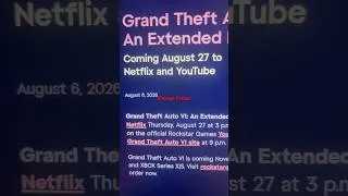 Thumbnail: Grand Theft Auto VI An Extended Look On Netflix Short Video