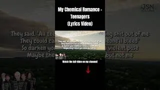 Thumbnail: My Chemical Romance - Teenagers (Lyrics Video) Check Out Now! #lyrics #mychemicalromance #teenagers